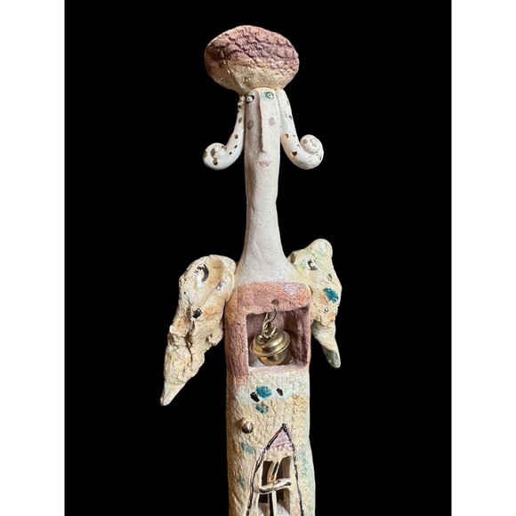 Signed Ceramic Sculpture by Pavlina Rymerova One Of A Kind Fine Art  10” Europe - Picture 2 of 12